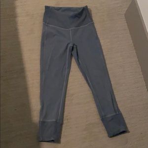 Lululemon hand died blue wonder under leggings